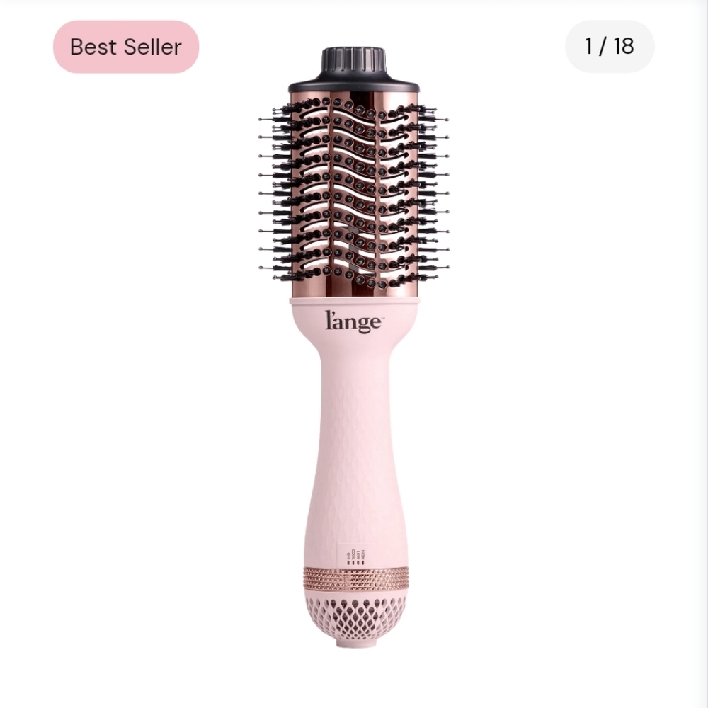 L'ange 75mm 2 In 1 Titanium Le Volume Hot Air Brush